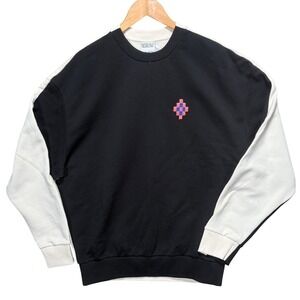 Marcelo Burlon County Of Milan Colorblock Cross‎ Logo Sweatshirt Size Large NWOT